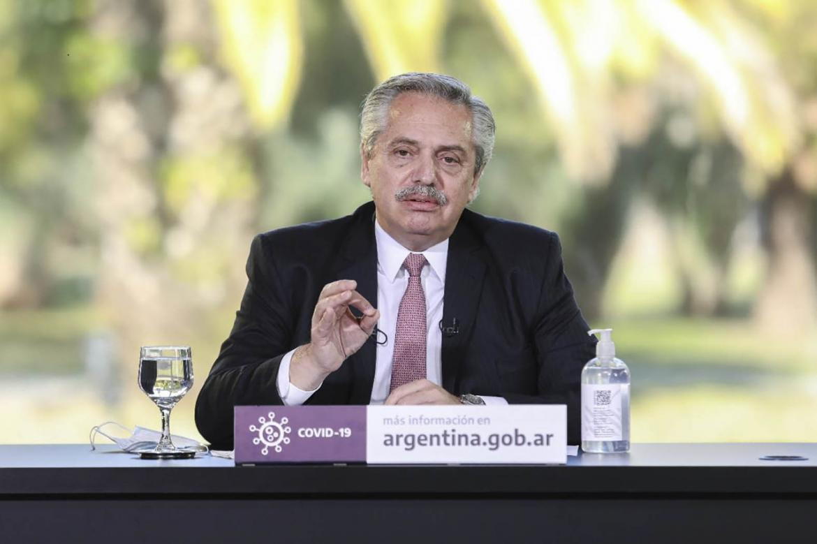 Alberto Fernández, presidente, Agencia NA