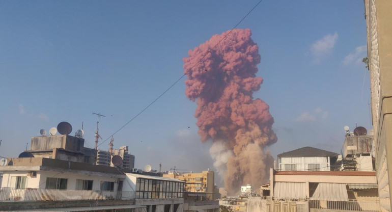 Explosión en El Líbano, REUTERS