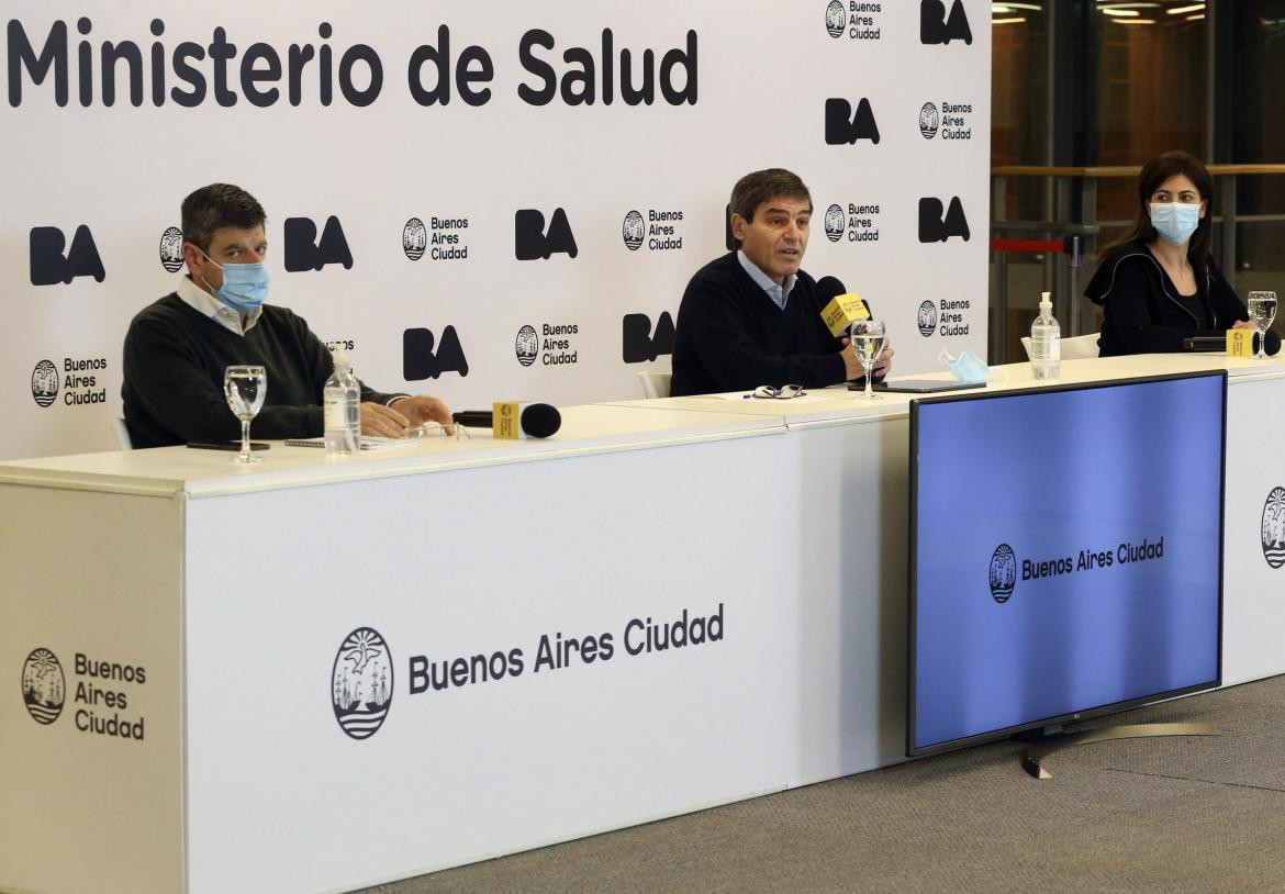 Fernán Quirós, ministro de Salud porteño, Agencia NA