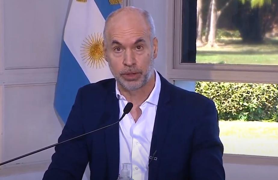 Horacio Rodríguez Larreta, anuncio de cuarentena en Quinta de Olivos, YouTube	