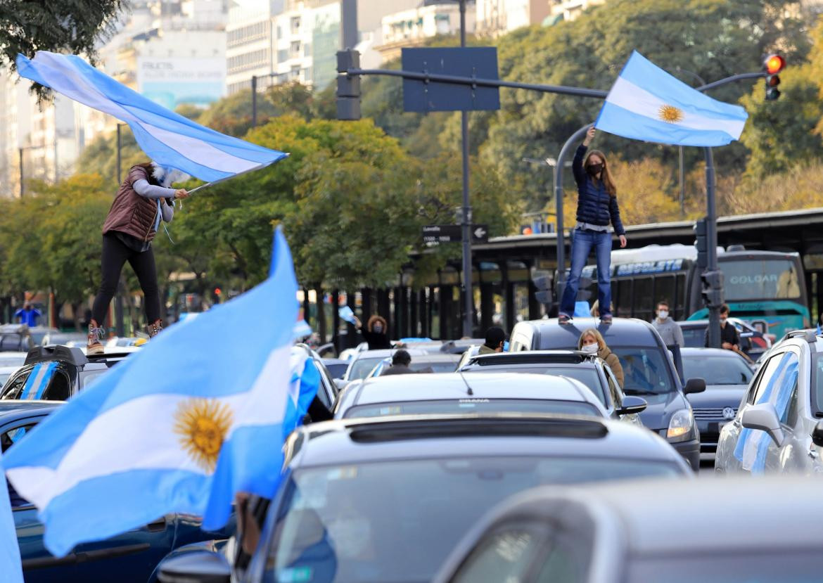 Marcha en el Obelisco, Agencia NA