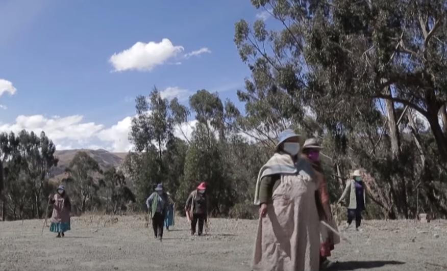 Coronavirus, protesta en Bolivia, captura video