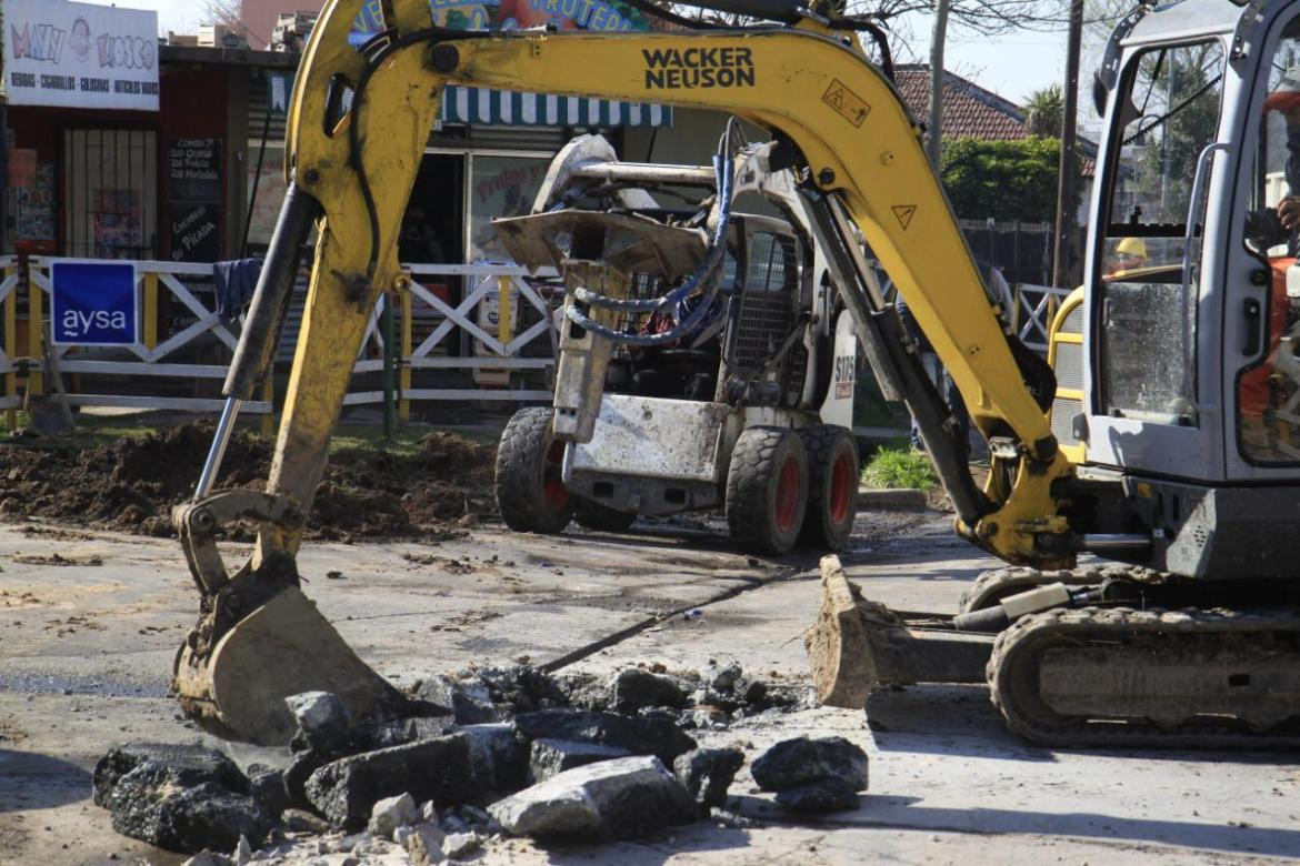 Malena Galmarini y concejales del Frente de Todos recorrieron obras en la zona norte