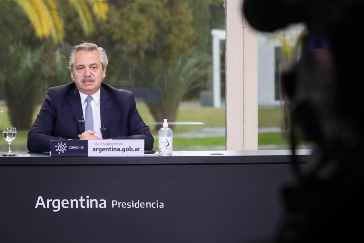 Alberto Fernández, anuncios, Foto Presidencia