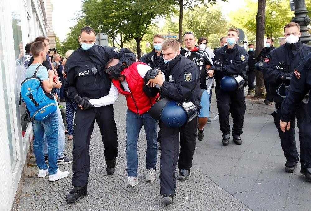 Coronavirus en Alemania, masivas protestas en Berlin contra las restricciones por Covid-19, Reuters	