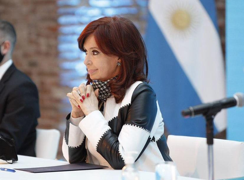 La vicepresidenta Cristina Kirchner, Agencia NA