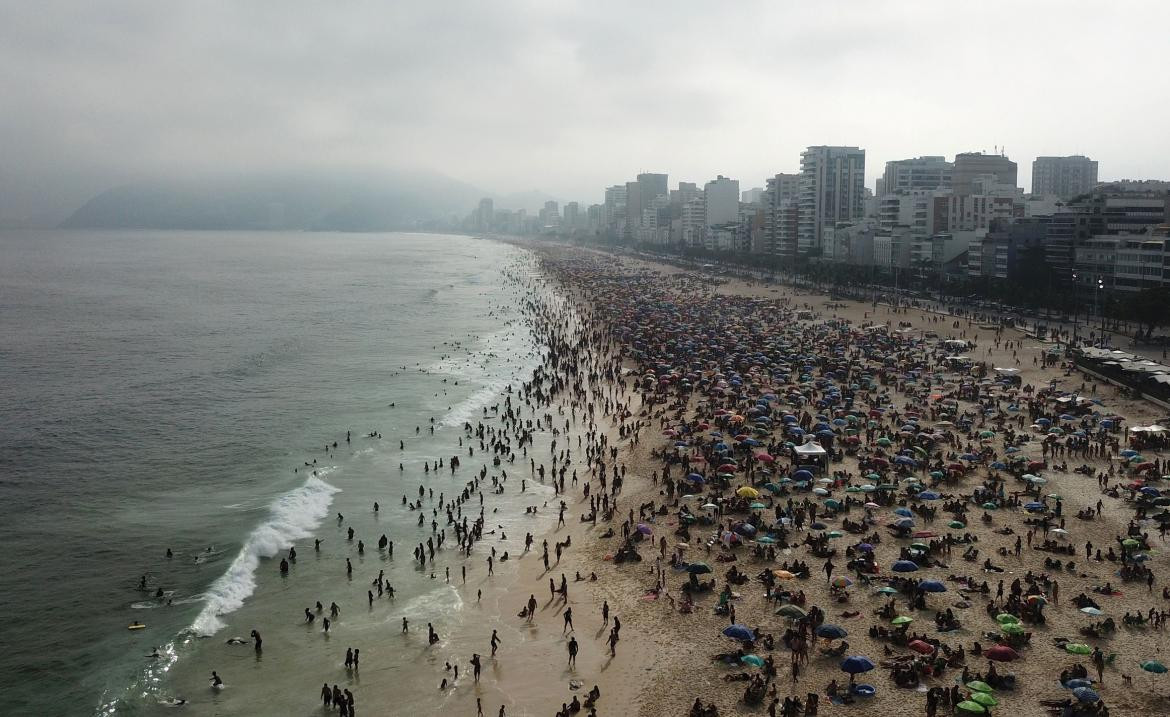 Playas en Brasil, coronavirus, REUTERS