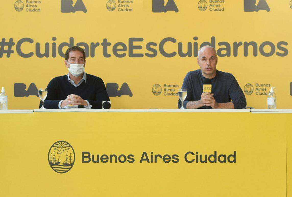 Santilli y Rodríguez Larreta, Gobierno de la Ciudad de Buenos Aires, NA