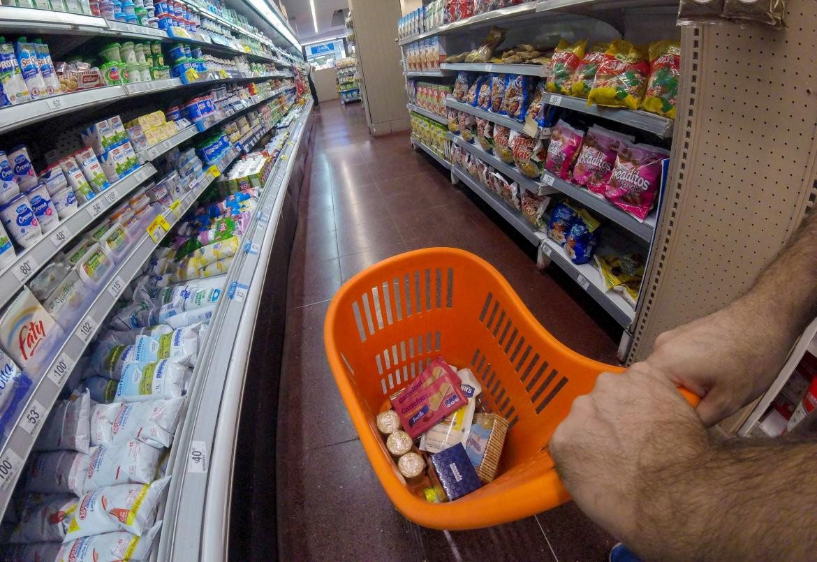 Supermercados, economía argentina, compras