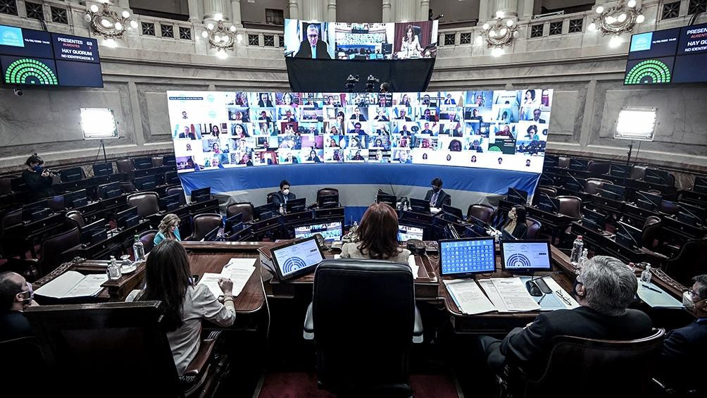 Senado, sesión virtual