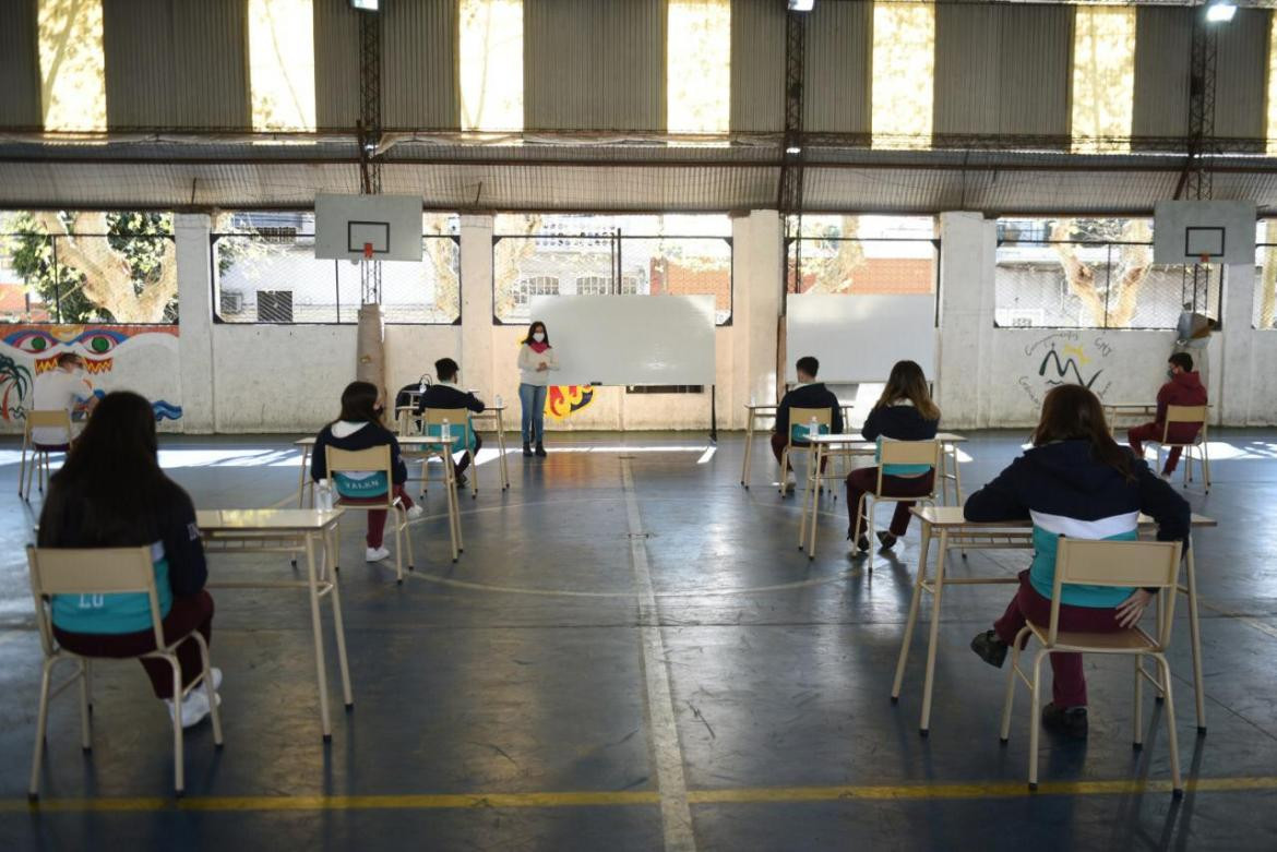 Prueba piloto en Tres de Febrero para vuelta a clases