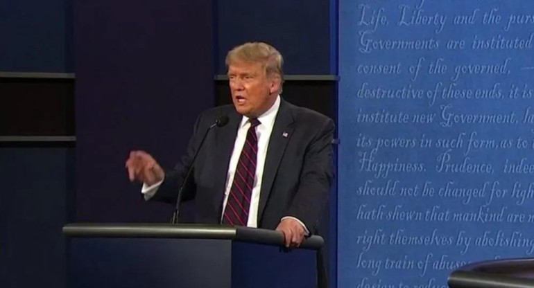 Debate Presidencial Donald Trump, NA