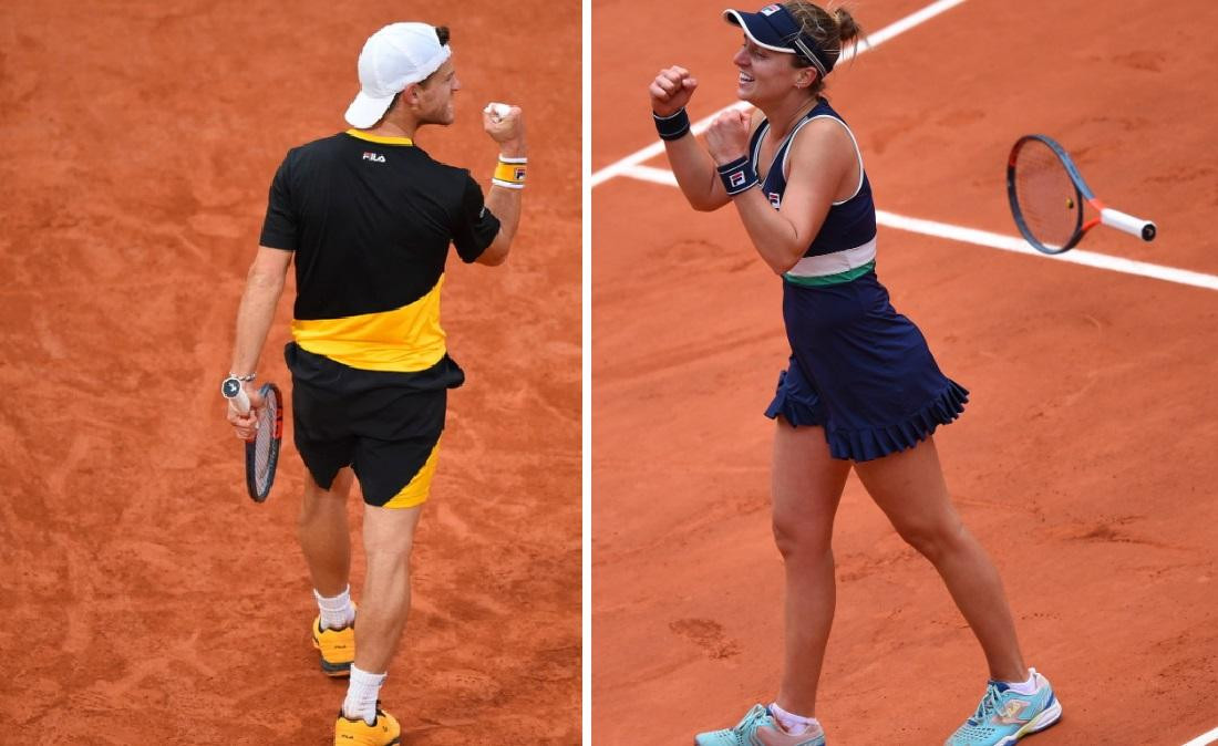Roland Garros, Diego Schwarztman y Nadia Podoroska, NA