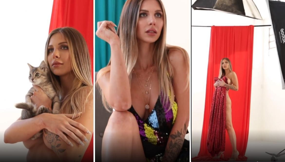 Romina Malaspina, diosa de Diario 26, fotos Revista Caras