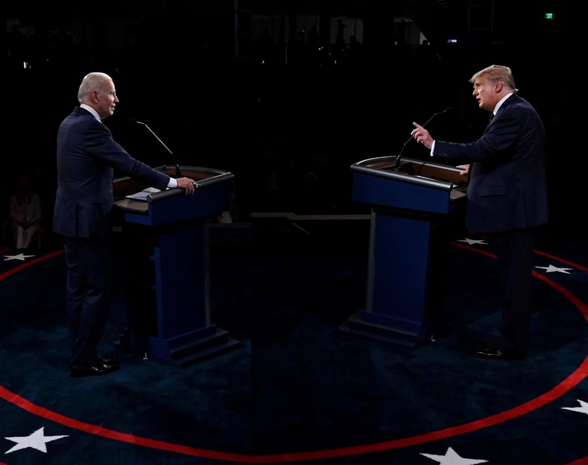 Joe Biden vs Donald Trump, Elecciones Estados Unidos, debate candidatos a presidente, REUTERS