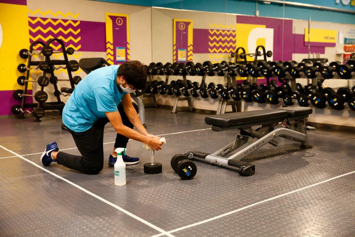 Protocolo en gimnasios