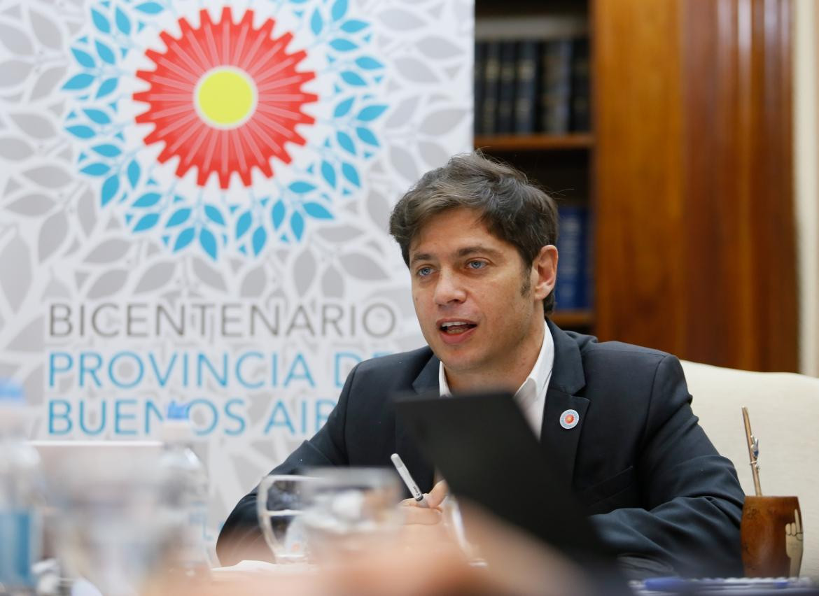 Kicillof se reunió con especialistas e intendentes para analizar la situación epidemiológica y la próxima fase, NA