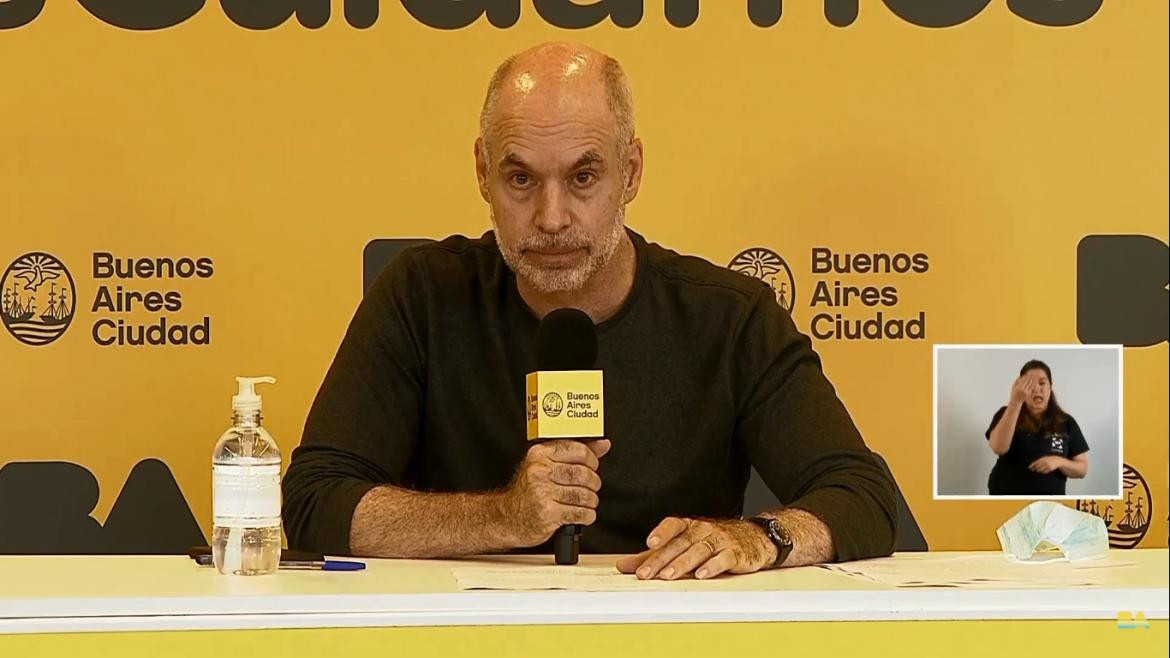 Larreta, Santilli y equipo de La Ciudad de Buenos Aires, YouTube