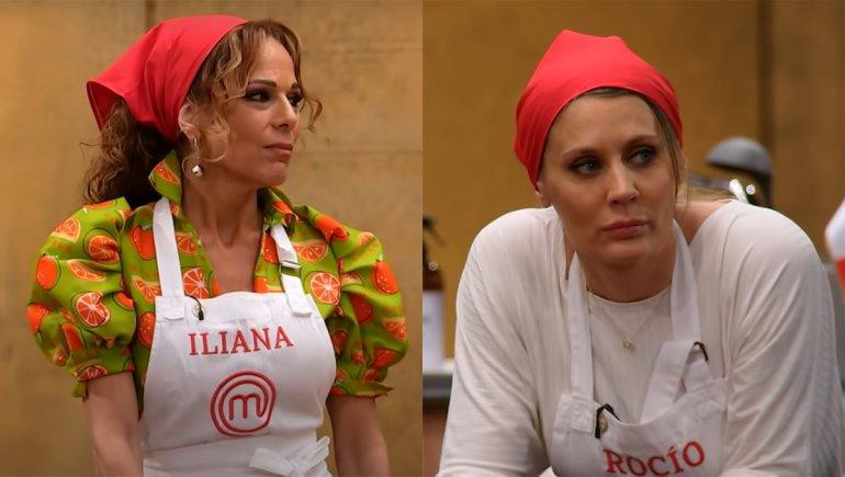 Rocio Marengo e Iliana Calabró en Master Chef