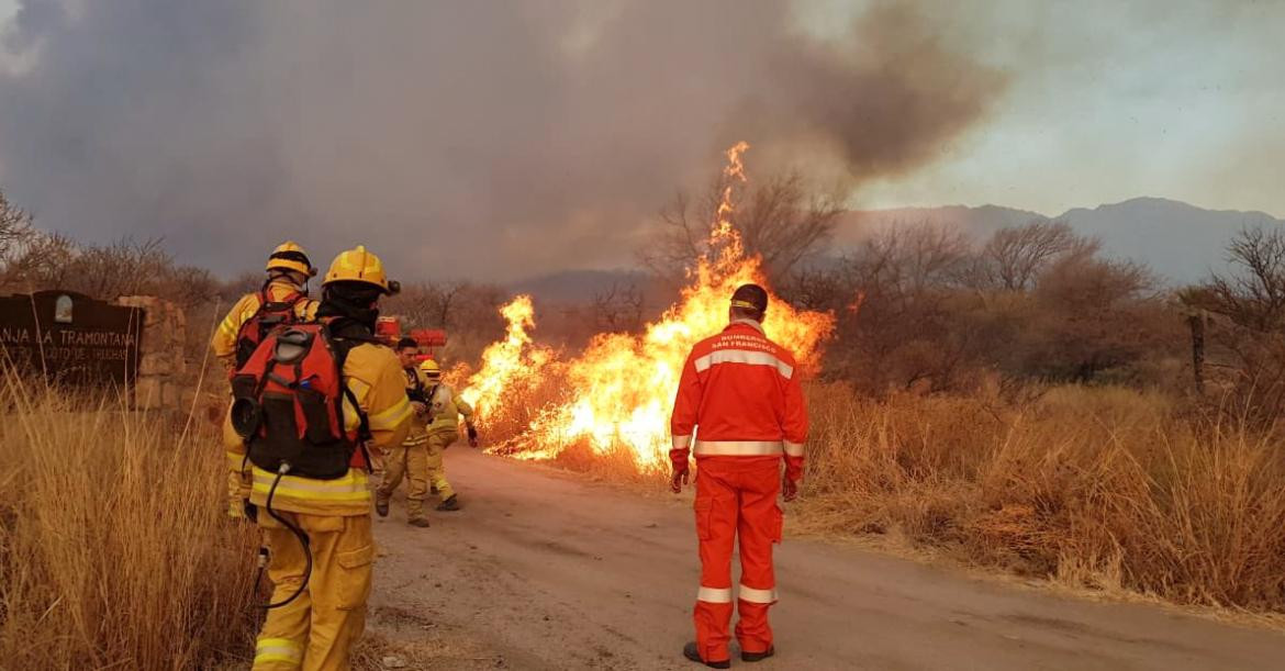 Incendios forestales en Córdoba, NA