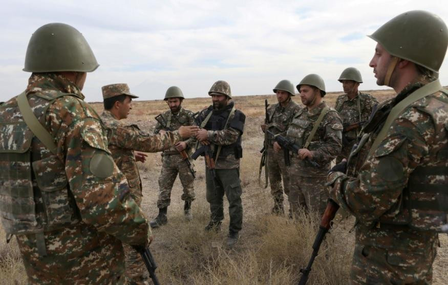 Cáucaso, reservistas armenios en la zona de conflicto, REUTERS