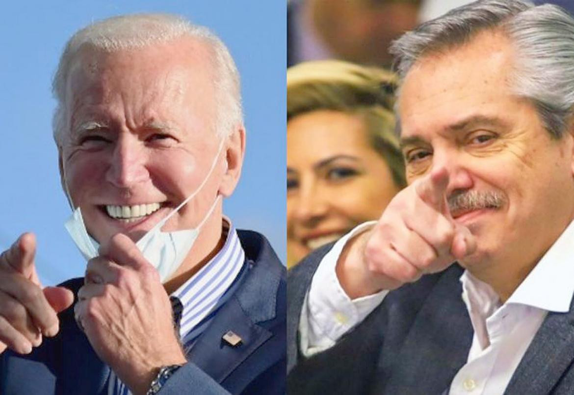 Alberto Fernández y Joe Biden