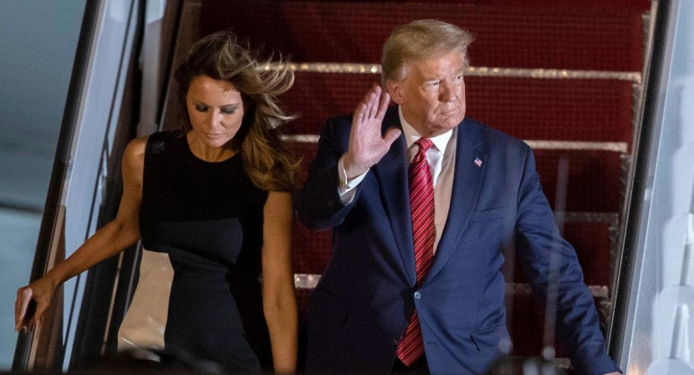 Donald Trump y su esposa Melania, Reuters.