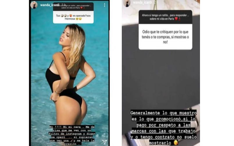 Wanda Nara sobre las cirugías estéticas, Instagram