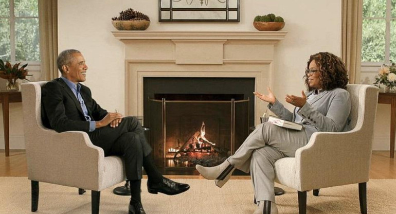Oprah y Obama virtualmente juntos