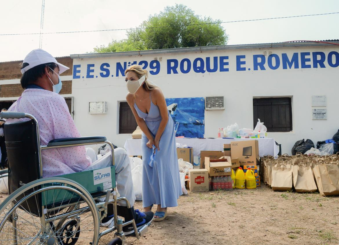 Chaco, en el Paraje Pampa Cejas, Fabiola Yañez hace posible la perforación de un pozo de agua