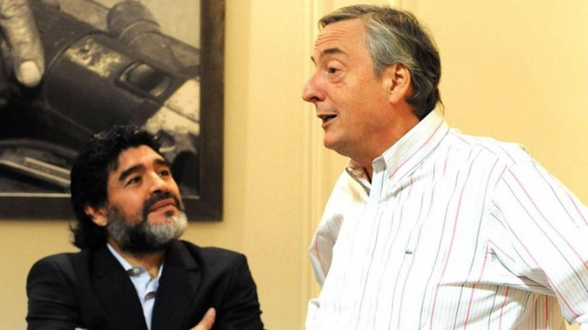 Diego Maradona Y Néstor Kirchner