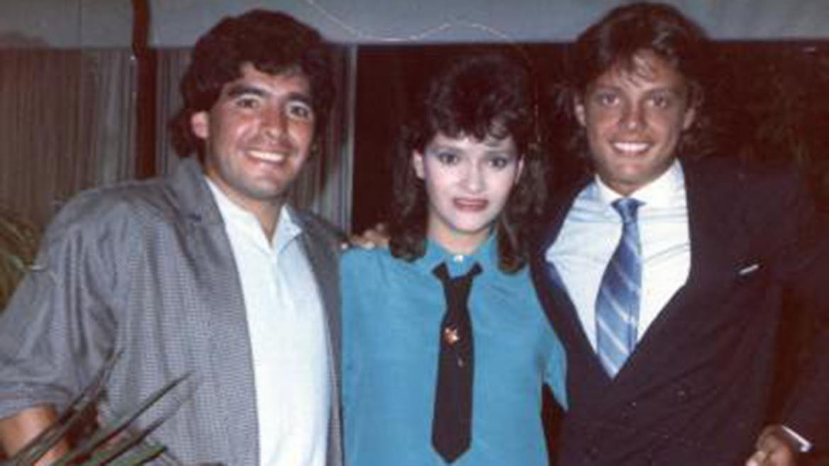 Maradona y Luis Miguel 