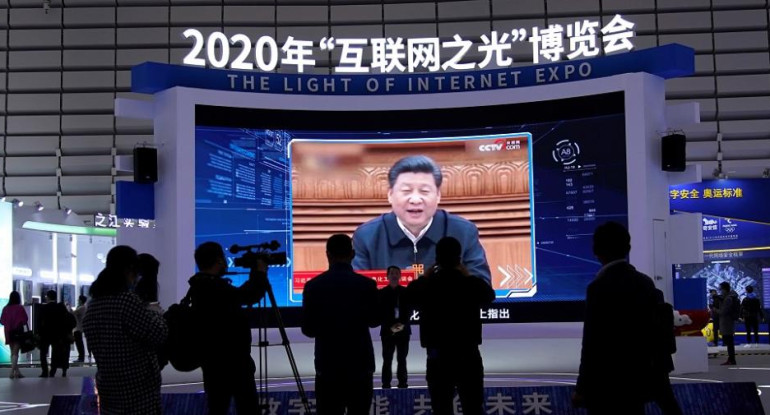 Conferencia de Xi Jinping en China. Foto Reuters