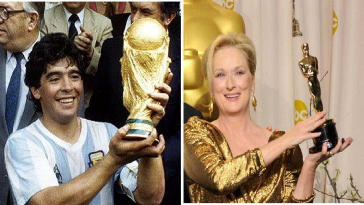 Maradona hizo que Meryl Streep sea tendencia en Twitter