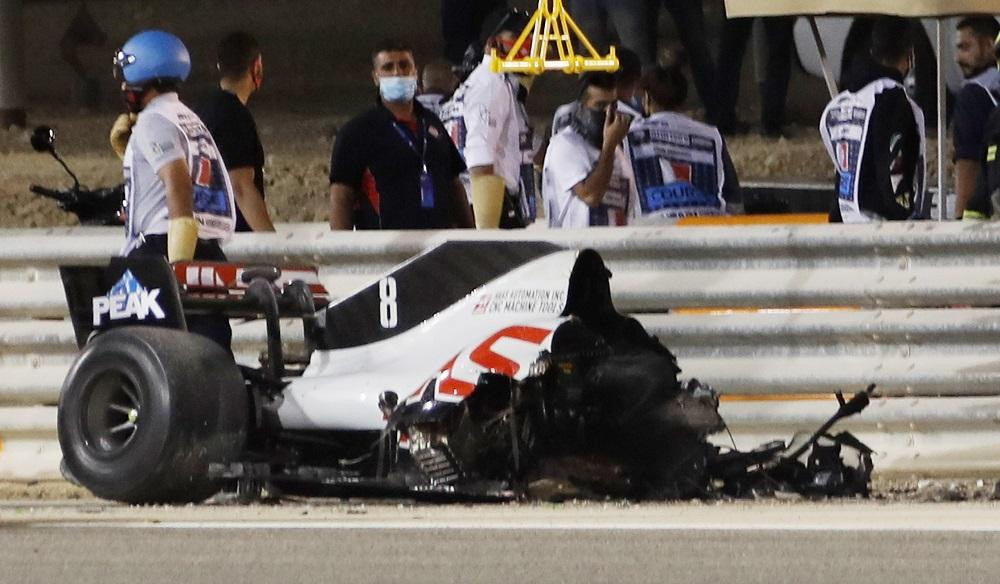 Fórmula 1, accidente de Roman Grosjean, Bahrein, Reuters