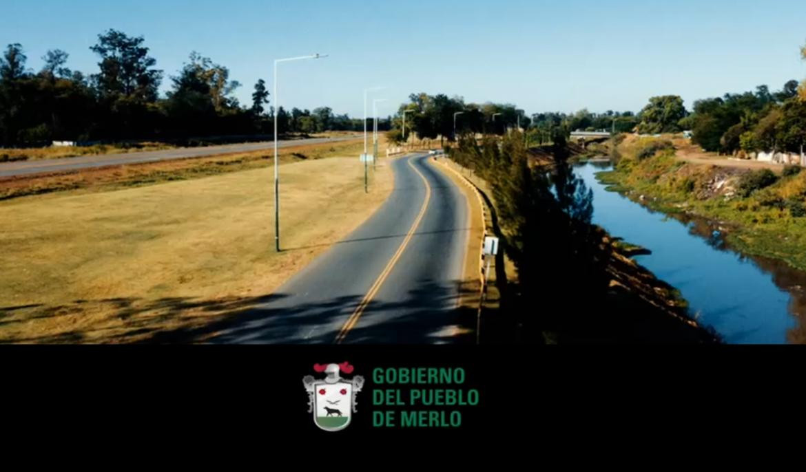 Camino Diego Armando Maradona, Municipio de Merlo