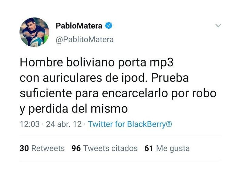 Tuit Pablo Matera 4