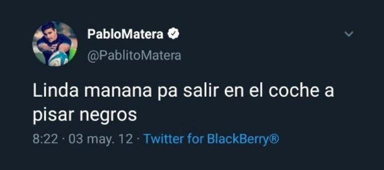 Tuit Pablo Matera 5