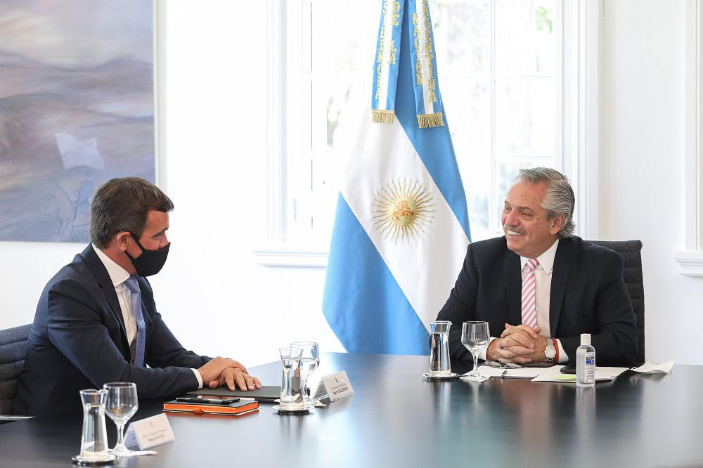 Alberto Fernández, presidente de Argentina, directivos de Ford, Foto NA