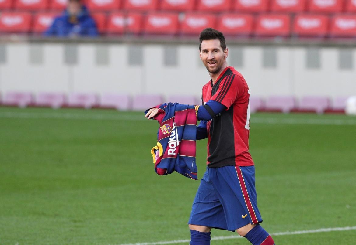 Muerte de Diego Maradona, Lionel Messi, homenaje, Barcelona, Foto Reuters