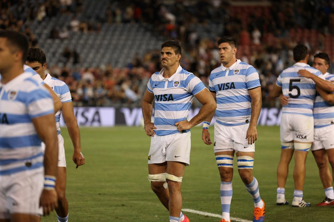 Los Pumas, selección argentina de Rugby, rugbiers, Foto NA