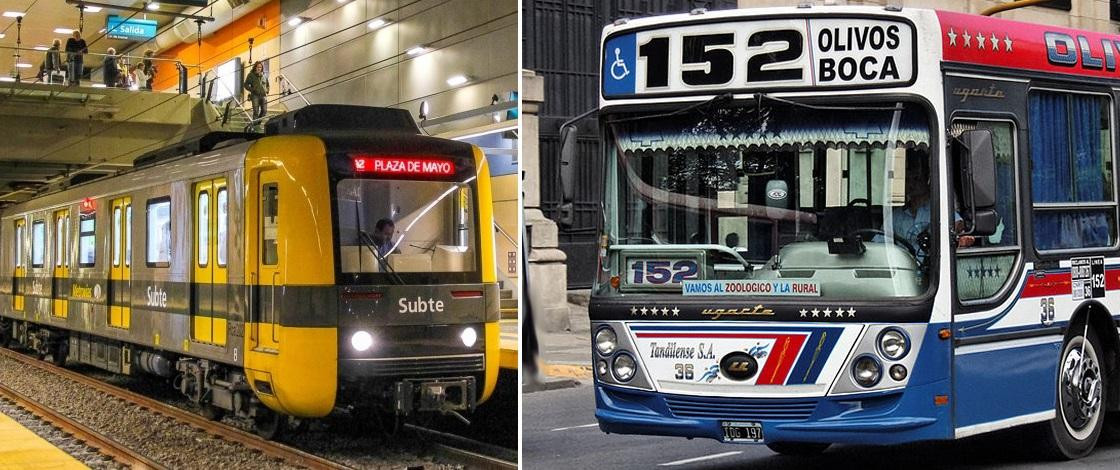 UTA, subtes y colectivos, Foto UTA