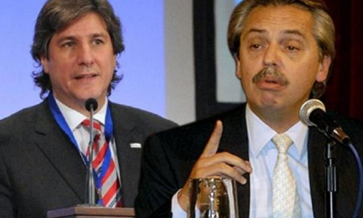 Alberto Fernández y Amado Boudou