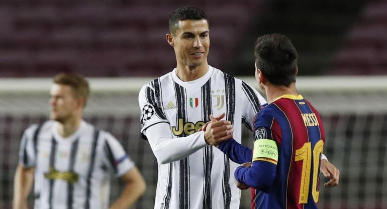 Messi y Cristiano Ronaldo, Reuters.