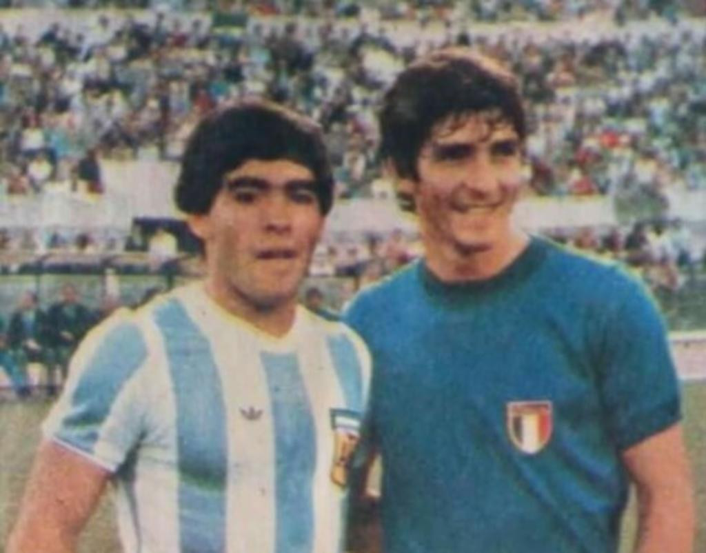 Diego Maradona y Paolo Rossi