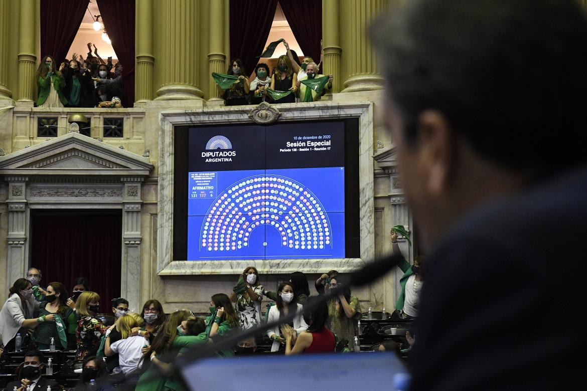 Aborto legal, Diputados aprobó legislación, NA