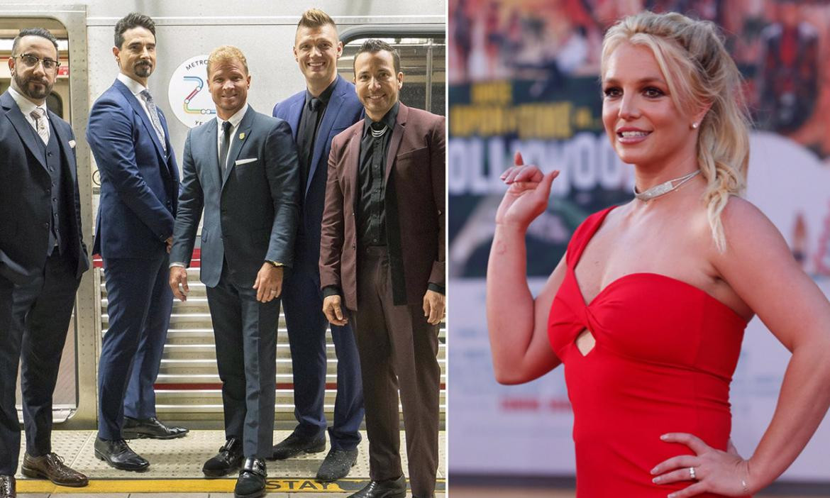 BACKSTREET BOYS Y BRITNEY SPEARS HICIERON UN TEMA 