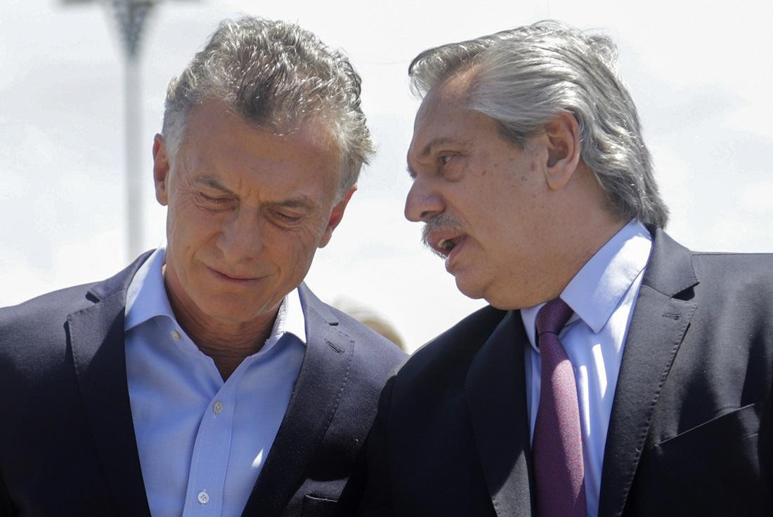 Mauricio Macri, Alberto Fernández, Foto NA