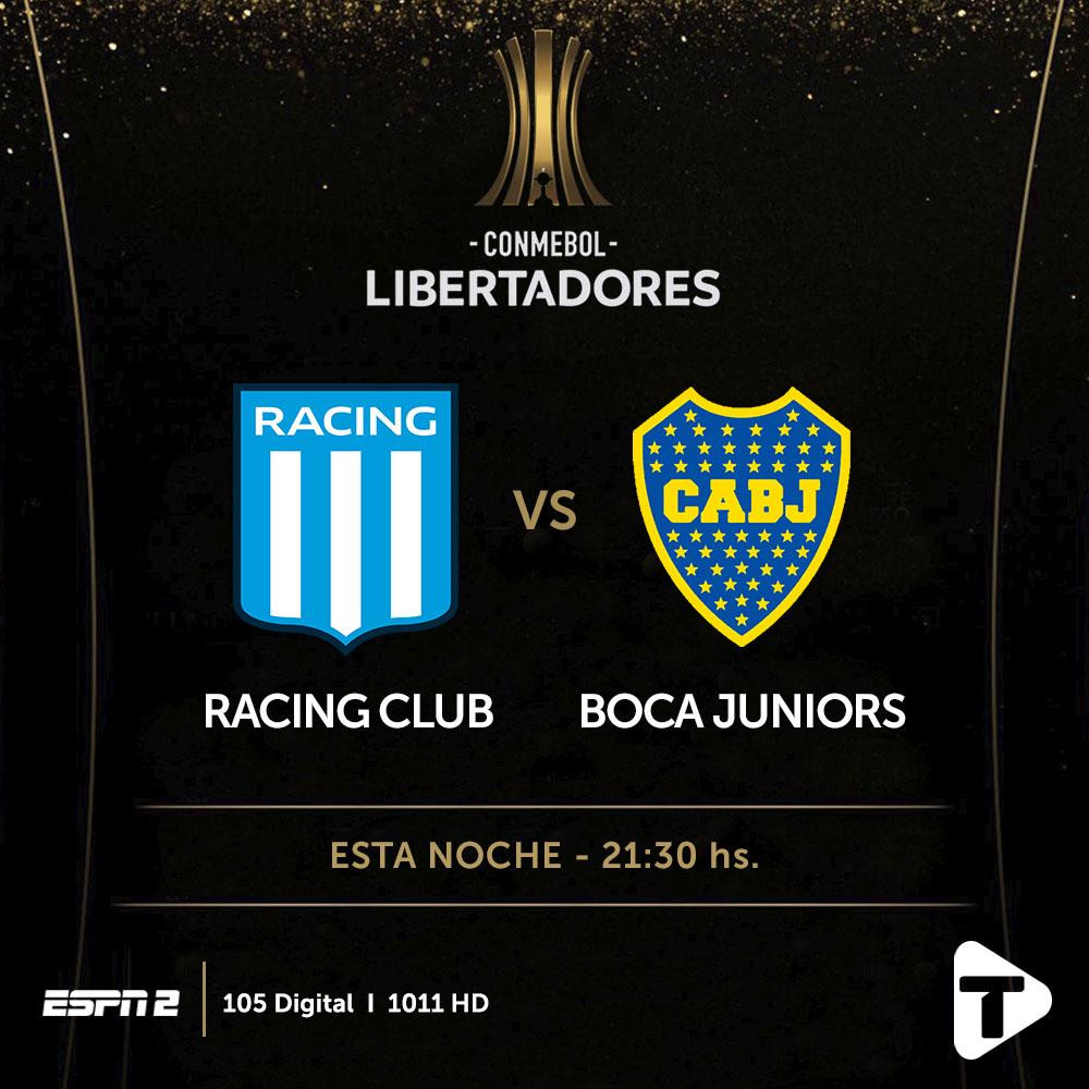 Racing vs. Boca Juniors Miércoles 16 de diciembre, Telecentro.