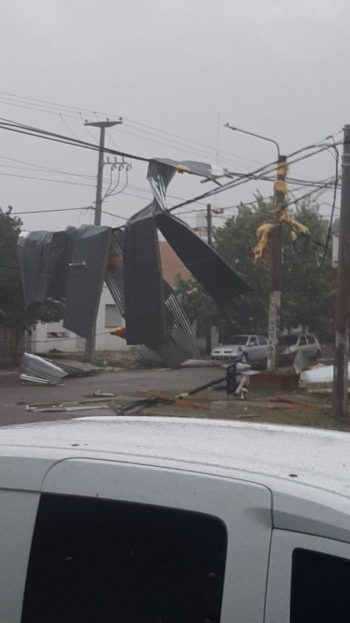 Impresionante tormenta en La Pampa 9